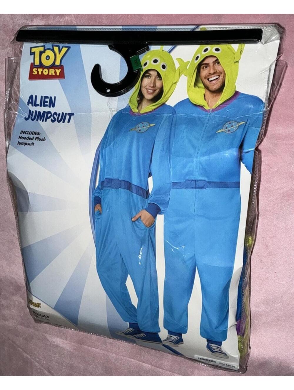 Adult Toy Story Alien One Piece L/XL Spirit Halloween Cosplay Costume NIP
